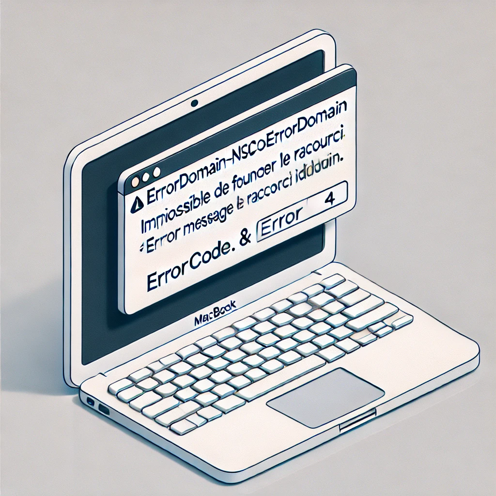 Errordomain=nscocoaerrordomain&errormessage=impossible de trouver le raccourci indiqué.&errorcode=4