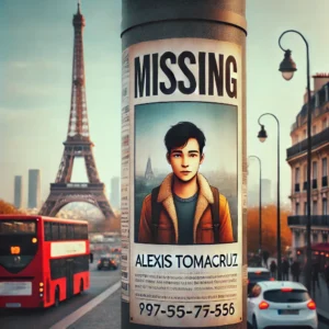 Alexis Tomacruz Missing Paris